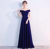Evening Dress Banquet Party Dress Sexy Off Shoulder Long Dress