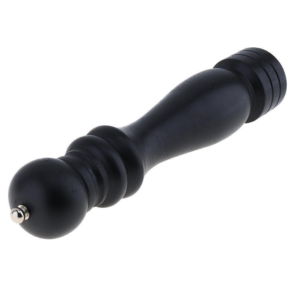 1PC 10 Inch Wooden Salt Pepper Grinder Spice Mills Hand Movement Wood Pepper Mill with Ceramic Grinding Cord for Kitchen Cooking Tools Solid Seasoning