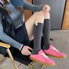Pure Cotton Knee-high Socks Solid Color Lower Leg Socks New Long Tight Socks  Fall Winter