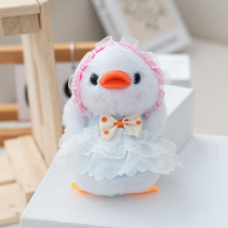 Plush Cute Duck Doll Keychain Toys With Soft Pp Cotton For Kids Decor Gifts