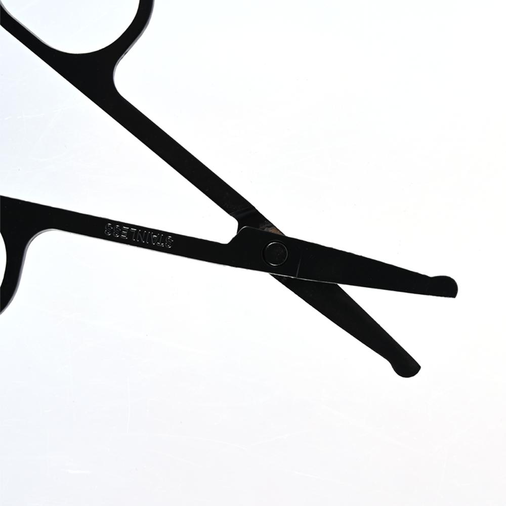 Small Scissors Scissors Scissors For New 1Pc 3.5" Stainless Steel Mini Portable Curved Mustache Nose Ear Hair Remover Trimmer