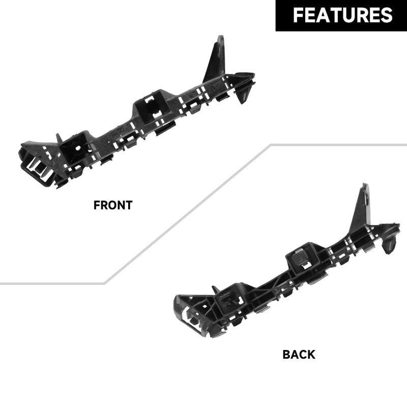 Front Bumper Retainer Bracket Left Right Pair Beam Mount Support For Honda Fit/Jazz 2015 2016 2017 2018   71198-T5A-000