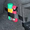 4Pcs Nylon Black Car Trunk Organizer Fixing Belt Storage Bag Tapes Accessories