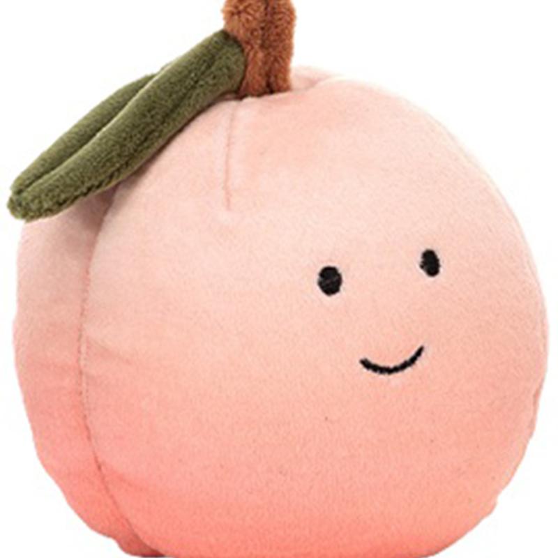 JELLYCAT Fun Food Series Magical Fruit Peach Cute Doll Plush Doll 9cm Height