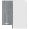 Vidaxl Corner Wall Cabinet, Sonoma Oak Grey, 57X57X60 Cm
