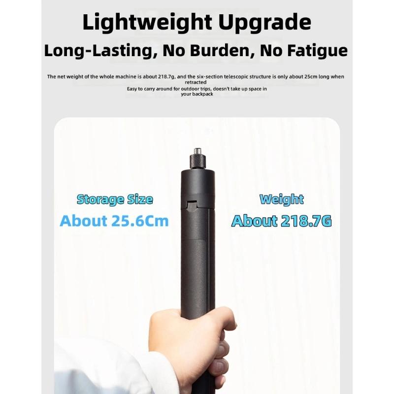 Universal Aluminum Tripods For Action Cameras With Quick Release System Extendable To 1.2m For Outdoor Vlogging And Travel Photography
