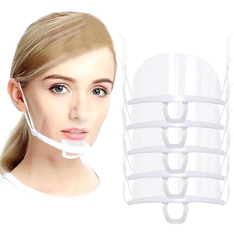 Kitchen Restaurant Transparent Masks Permanent Anti Fog Catering Food Hotel Plastic Masks Kitchen Tools