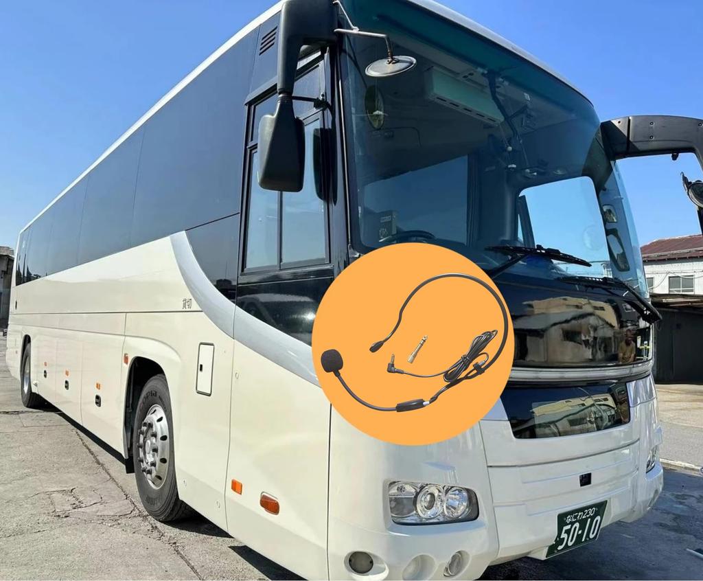 Microfon cu ac HM-100 pentru șoferi de autobuz (1 buc)