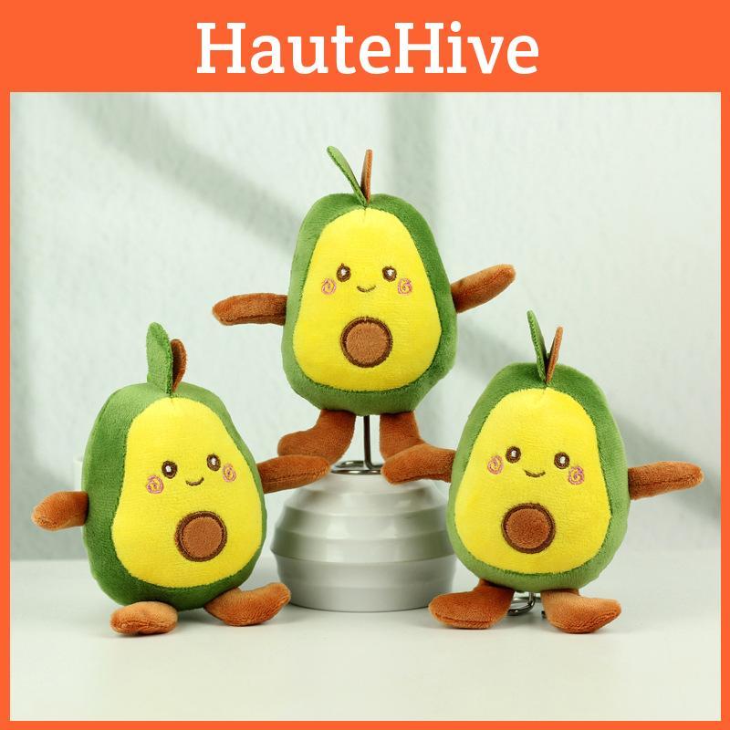 Avocado Fourinch Unique Plush Keychain Cute Stuffed Doll Perfect For Kids Ideas Gift