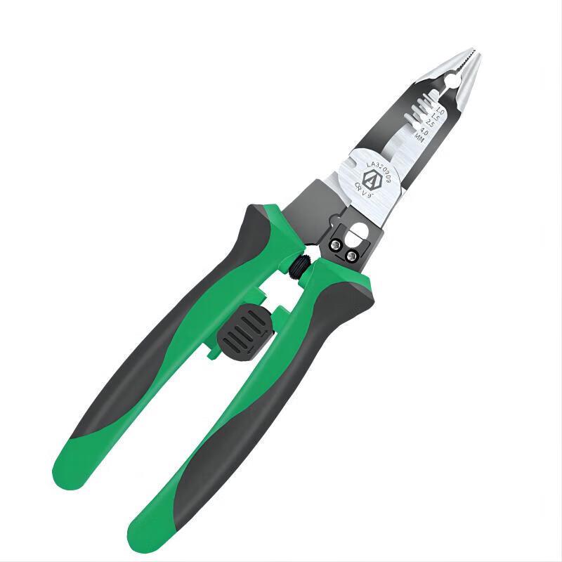 8-in-1 Multi-Function Stainless Steel Wire Stripping and Cutting Pliers for Electricians