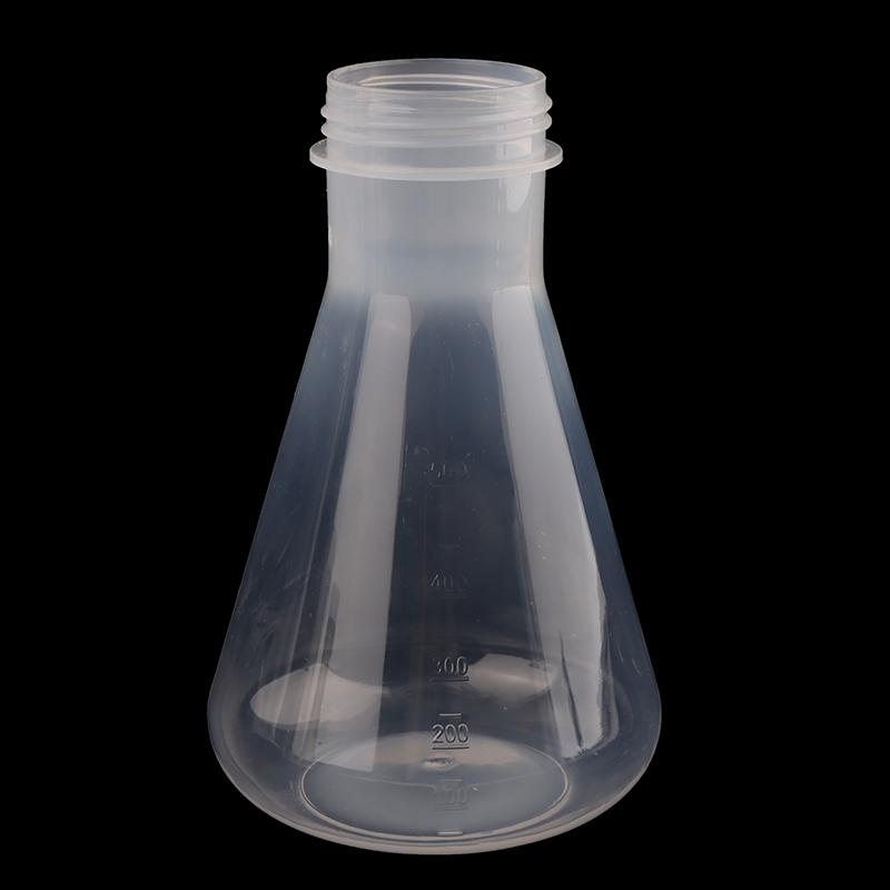 50Ml To 1000Ml Lab Plastic Erlenmeyer Flask Conical Container Bottle With Screw Cap For Laboratory Experiment