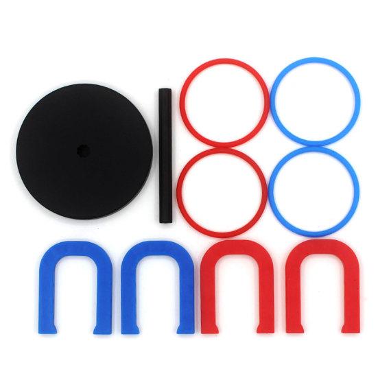Rubber Horseshoe Circular Throwing Ring Children Intellectual Puzzle Game Toys