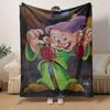 1pc, Dopey Dwarf Home Decor Blanket: A Perfect Gift for Your Bedroom, Living Room, or Travel, Flannel Throw Blanket, Ideal for Couches