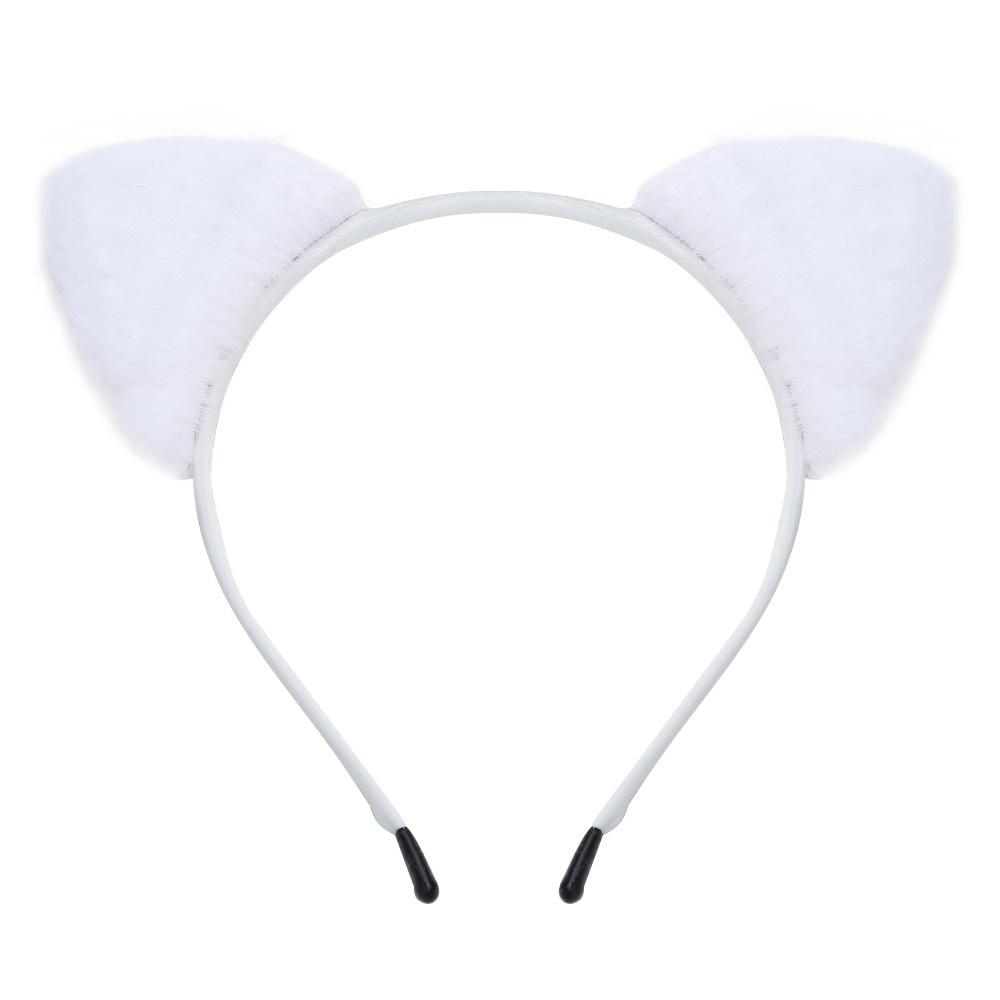 Cute Furry Cat Ears Headband Fancy Dress Hairband Women Girls Cosplay Headwear Costume Party Hair Accessories