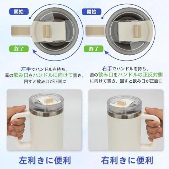 TYESO Tumbler 0.9L Water Bottle Insulated Stainless Steel Straw Handle Mug Outdoor Vacuum Double Wall Wide Mouth Large Capacity Direct Drinking Girls