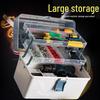 Armazenamento de Caixa de Ferramentas Universal de Três Camadas de Alta Resistência