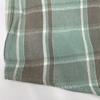 RRL Green X Gray Twill Check Pattern Long Sleeve Shirt Tops M Green X grayUsed