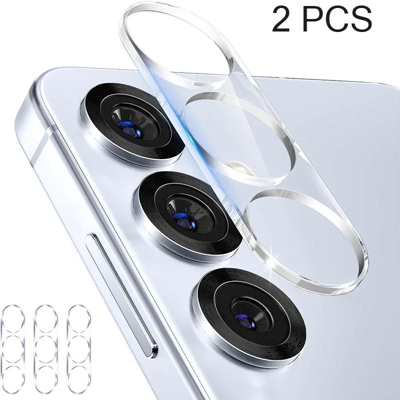 1-3PCS Anti-fingerprint Tempered Glass Camera Len Protect Flim Cover For S26 S25 S24 FE Ultra Plus Edge Anti-scratch Protect Cap