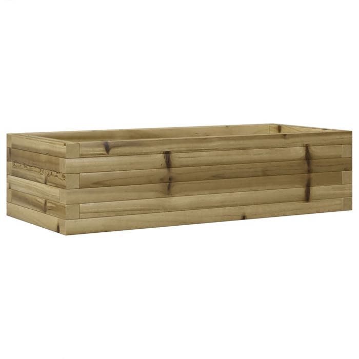 VidaXL Jardinière 90x40x23 cm bois de pin imprégné, jardinière d'extérieur, bac à fleurs, boîte à plantes, jardinière de 847227