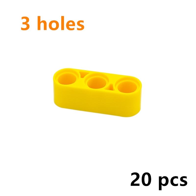 43857 32524 32316 Dickes Loch Arm Träger Hubarm Achse Auto Technische 1x2 1x7 1x5 Stein Kreatives MOC Baustein Kompatibles Spielzeug
