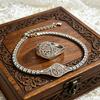 Two-piece Celtic Knot Zircon Jewelry Set Exquisite and elegant Light Luxury High-End Sense Daily outfit coordination The first choice for gifts on