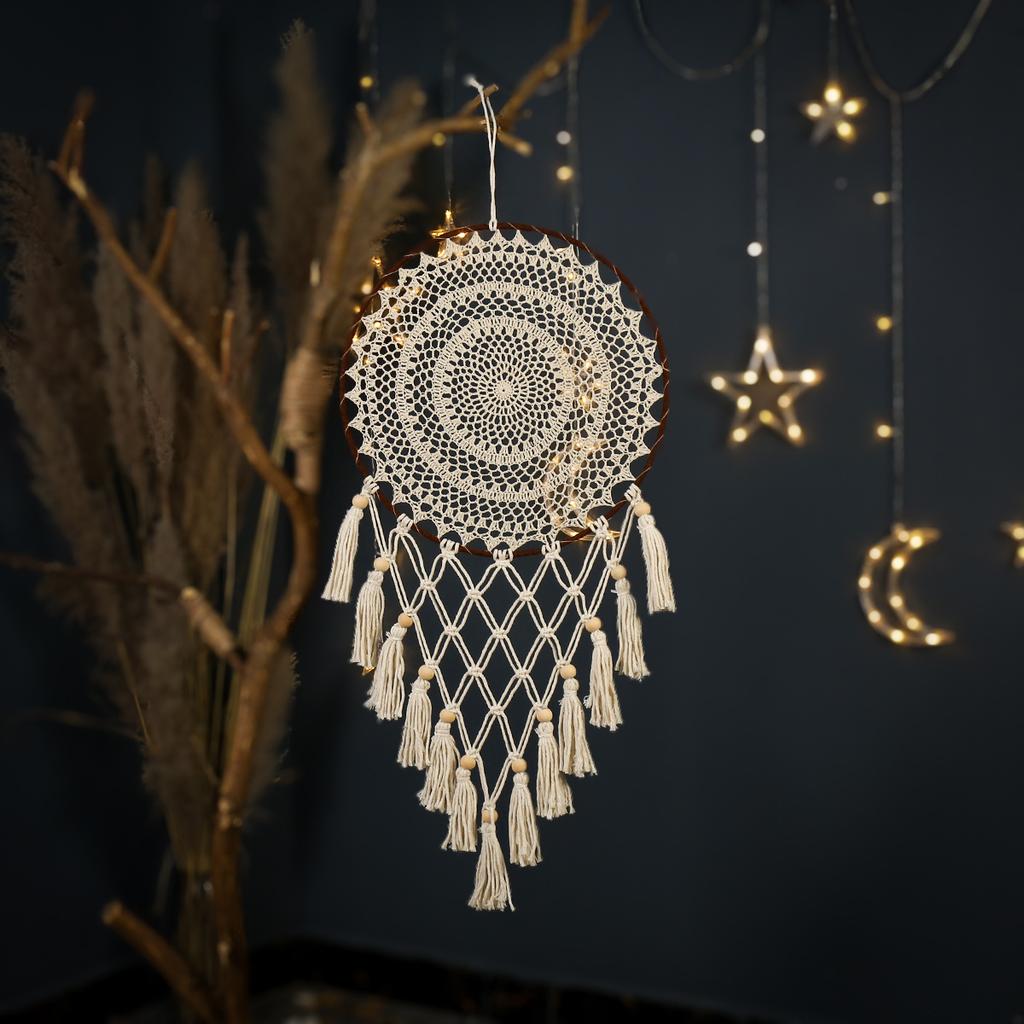 Bohemian Large Dream Catcher Handwoven Feather Dream Catcher Interior Decoration Dream Catcher