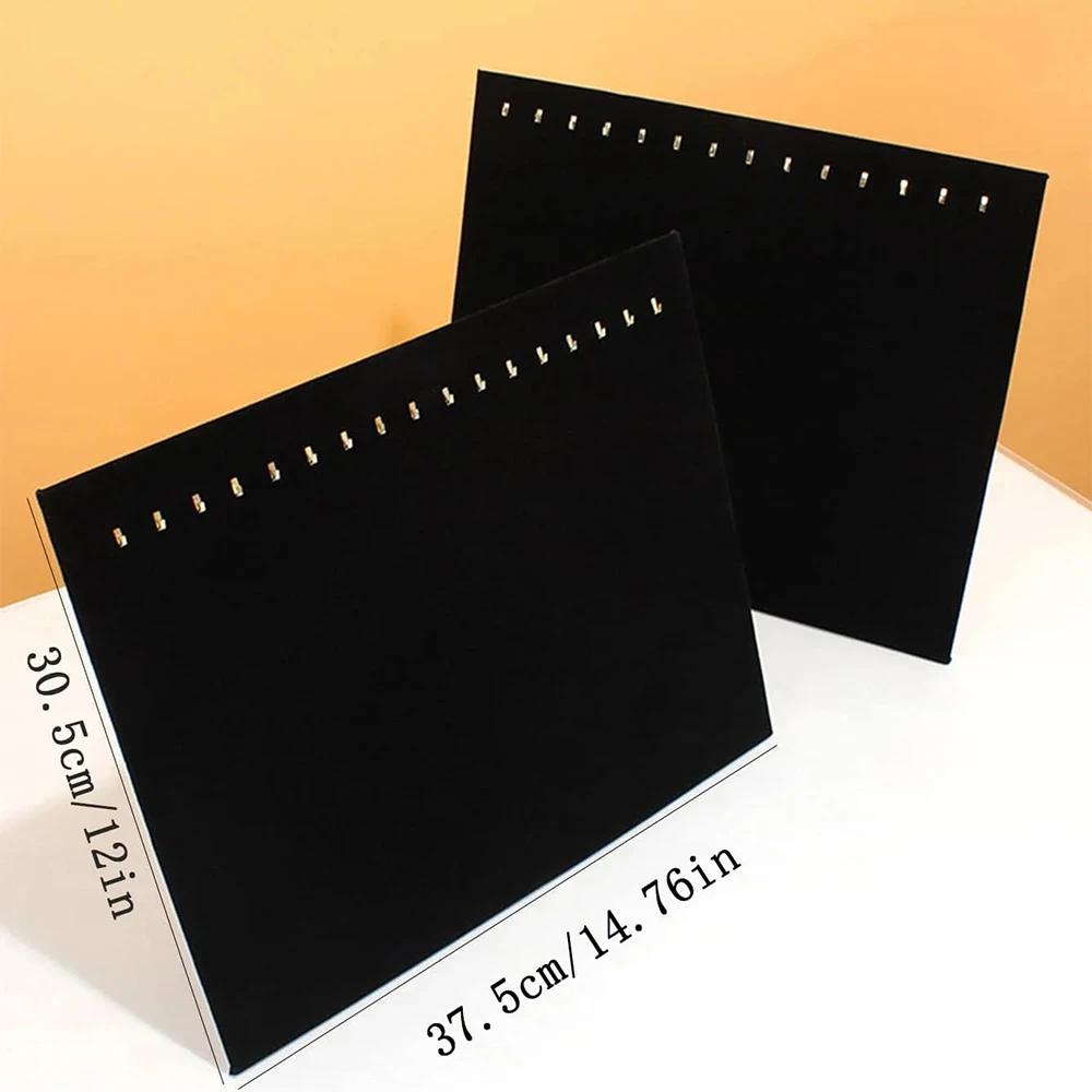 1pc-Jewelry Necklace Display Stand Black Flannel Necklace Penda