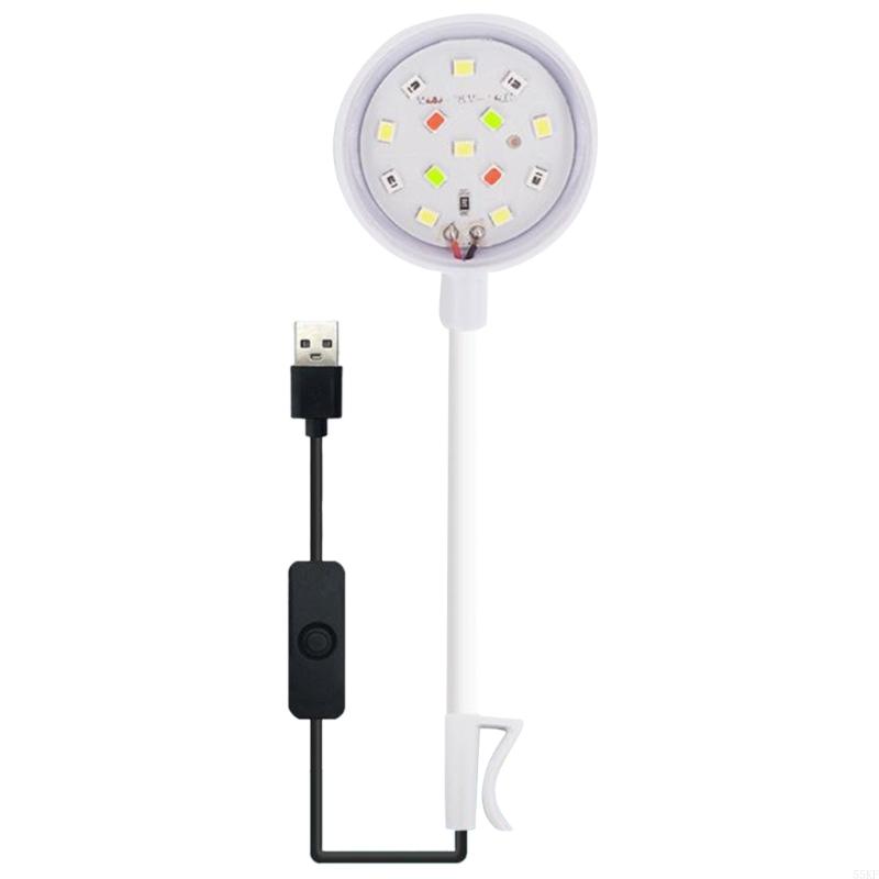 55KF Rotatable Led Aquarium Lights Clean Water Grow Aquarium Landscape Clip On Lamps