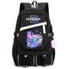 Sac à dos grande capacité imprimé Chasseurs de Démons Anime Kpop pour Adolescent Étudiant Fille Garçon Retour à l'École Sac à Livres Cadeau Enfant Femmes Sac de Voyage Imperméable