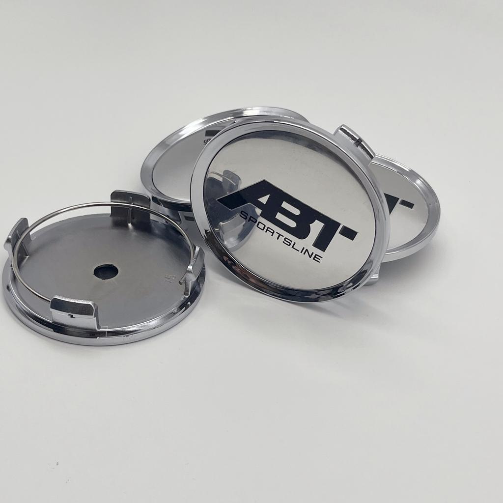 4pcs/Set High-Quality 75mm(for 65mm Stickers) Fit For ABT Wheel Center Hubcaps Car Styling Emblem Badge Auto Styling Accessories