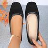 Fashion Simple Leather Single Shoes Women 2025 Spring and Autumn Fashionable Comfortable Flat Shoes Women Black Breathable Sneakers