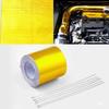Car Exhaust Heat Insulation Aluminum Foil Tape Car Tuning Accessories Universal Gold/Silver Reflective Self-Adhesive Tape