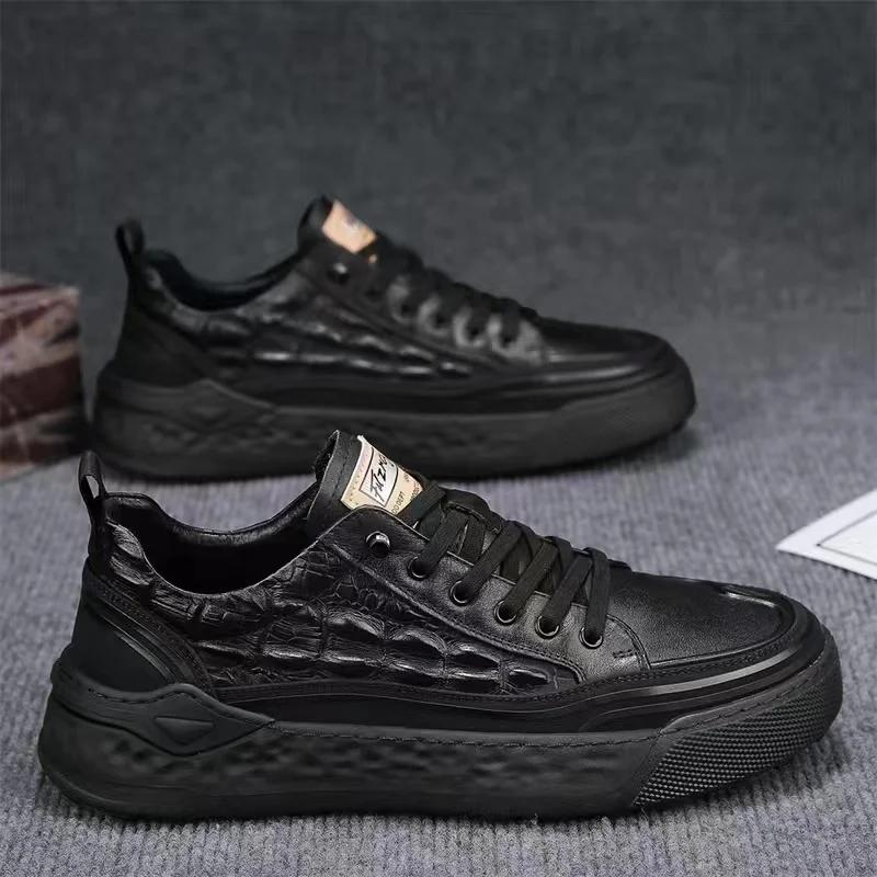 

Брендовая дизайнерская мужская повседневная обувь на каждый день из натуральной кожи на плоской подошве, мягкая, высшего качества, обувь для отдыха на открытом воздухе, удобные мужские кроссовки, обувь 44
