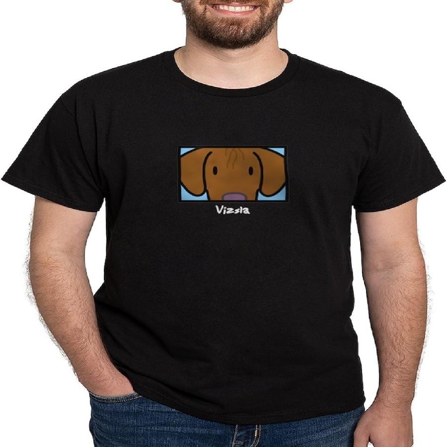CafePress - Anime Vizsla Green T-Shirt - Classic Cotton T-Shirt S