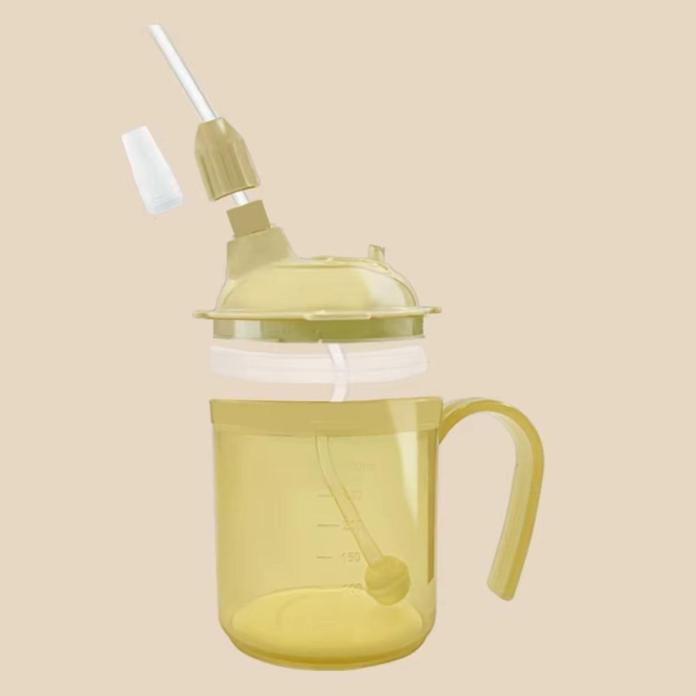 300ml Elderly Drinking Cups Spill Proof Patients Feeding Cup Adult Sippy Cup for Disabled