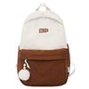 Ruiyingzizhi Vintage Ins Autumn And Winter Double Shoulder Backpack For College Students Large Capacity Breathable Street Fashion Style 15-25 Days