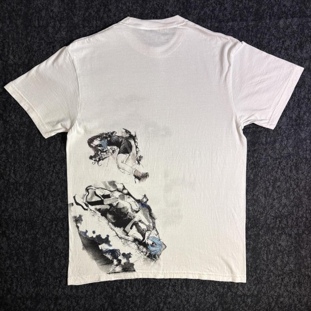 2026 Summer New Arrival Evangelion Pattern Street Style Print Shortsleeve Tshirt Y2k Style Suitable For Both Unisex And Unisex