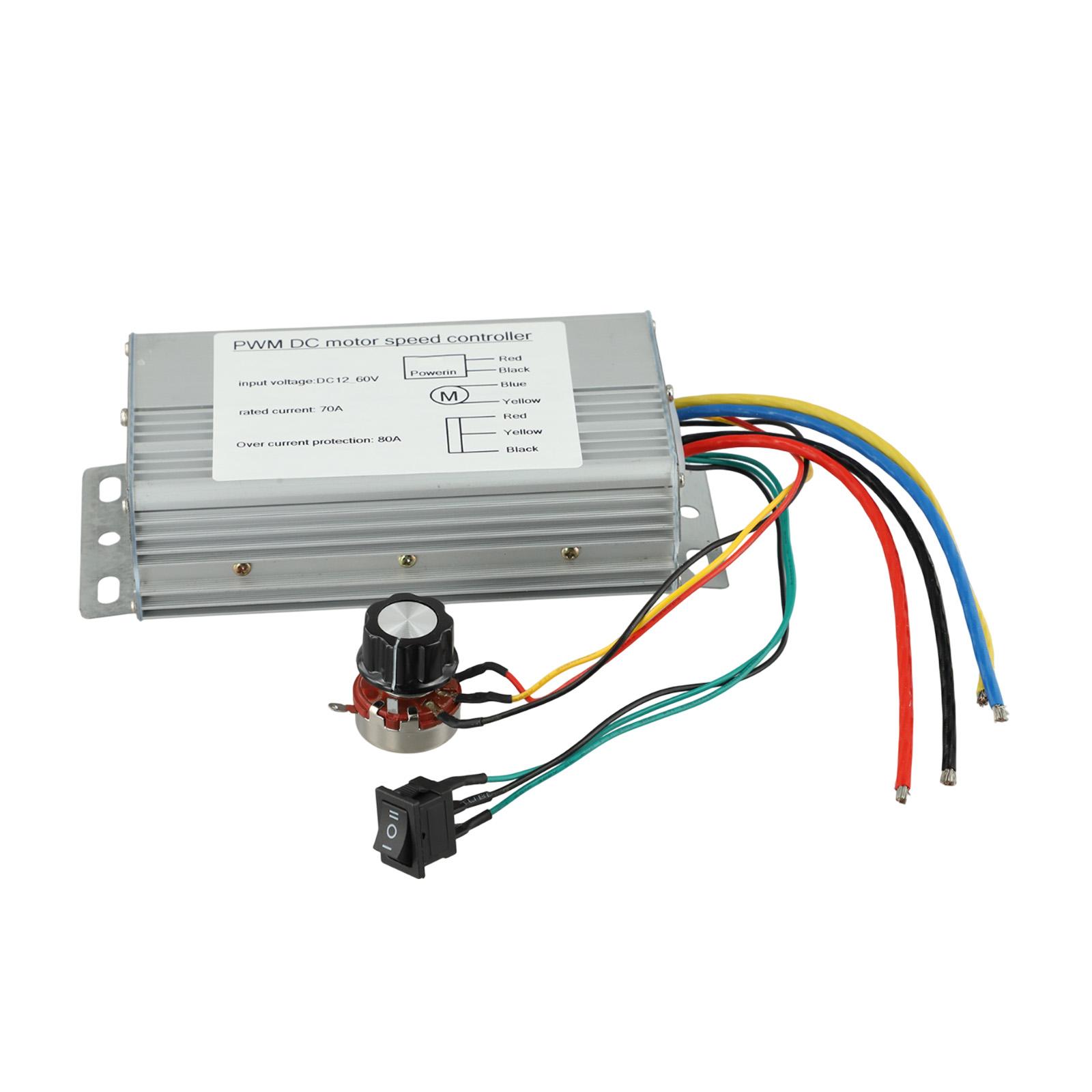 

High Power Motor DC Motor Controller Stable Performance Overcurrent Protection Potentiometer Control Linear Output China Mainland