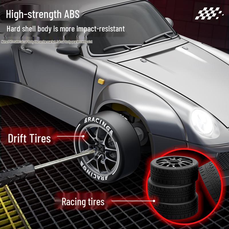 Professional RC Racing Car with Full Throttle & Steering, Dual Motor Drift Capability - Model 993RC