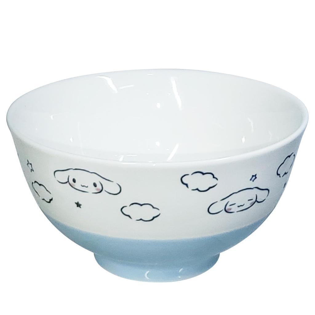 Sanrio Cinnamoroll Rice Bowl with Blue Sky Cinnamon Sanrio Tableware Photo, Blue, Merchandise,