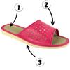 Pink Cheap House Slippers, Comfortable Women's Slippers 35