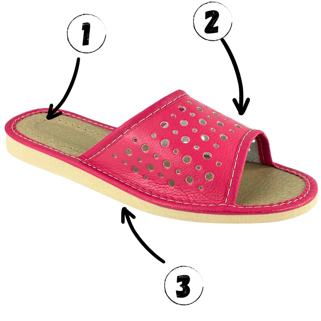 Pink Cheap House Slippers, Comfortable Women's Slippers 35