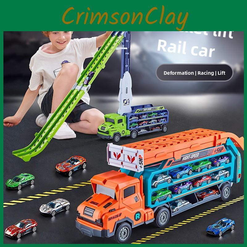 Orbiter Rocket Dinosaur Vehicles Alloy Car Toy Set For Kids Learning And Play