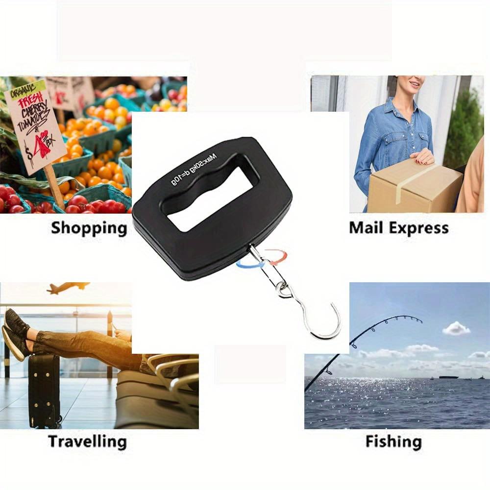 Digital Luggage Scale, Electronic Portable Luggage Suitcase Travel Scale With Backlight Electronic Travel Hanging Scale (Battery Not Included)