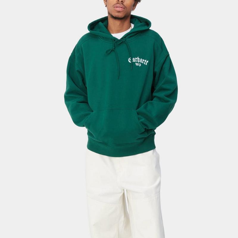 Carhartt WIP Logo Embroidered Drawstring Hoodie I032865-22V-XX