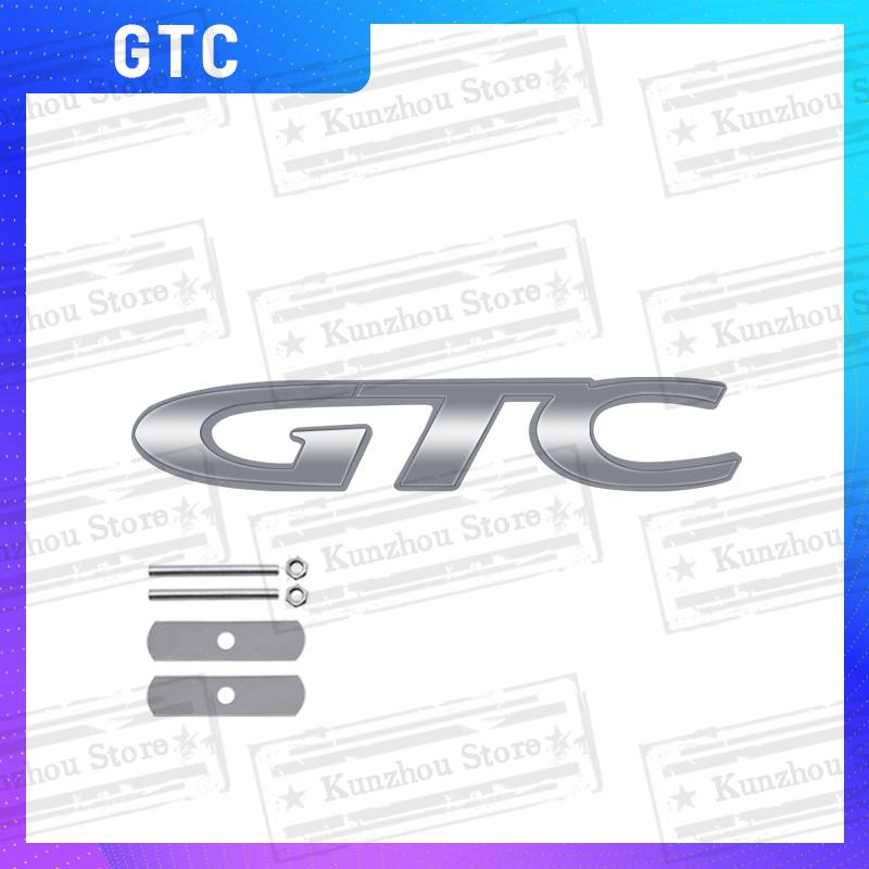 1PCS Metal GTC Logo For Opel Zafira Mokka Meriva Insignia Corsa Astra Adam Vauxhall Emblem Car Front Grille Rear Trunk Sticker rz3