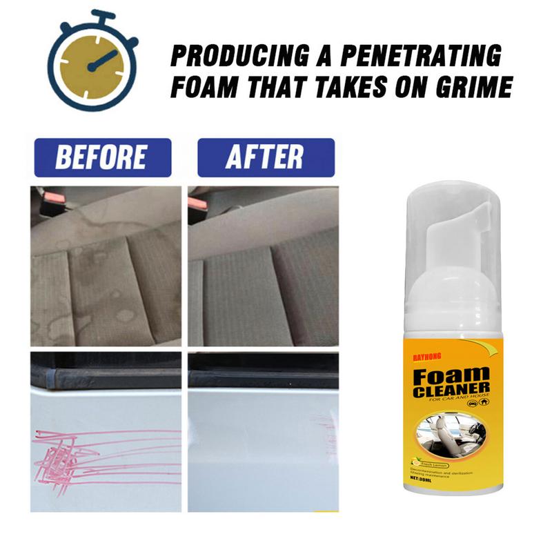 Multi-purpose Foam Cleaner Cleaning Agent Automoive Car Interior Home Foam Cleaner Home Cleaning Foam Spray 100ML/30ML