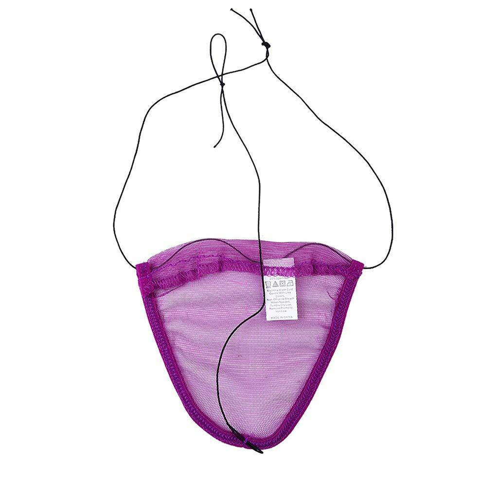 New Fashion Men Sexy Mesh Thong Underpant Soft Brief Underwear G-String