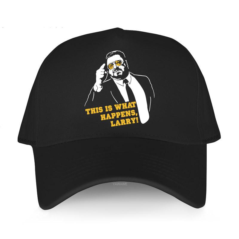 

Бейсболка на открытом воздухе Snapback Черные хлопчатобумажные шапки Уолтер Собчак Вот что происходит Ларри Мужчина Женщины Летние хип-хоп кепки Солнечная шляпа