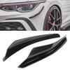 2PCS Front Bumper Aero Kits Canards Wing for Maxton   Replacement for MK8 2021+(Glossy Black )